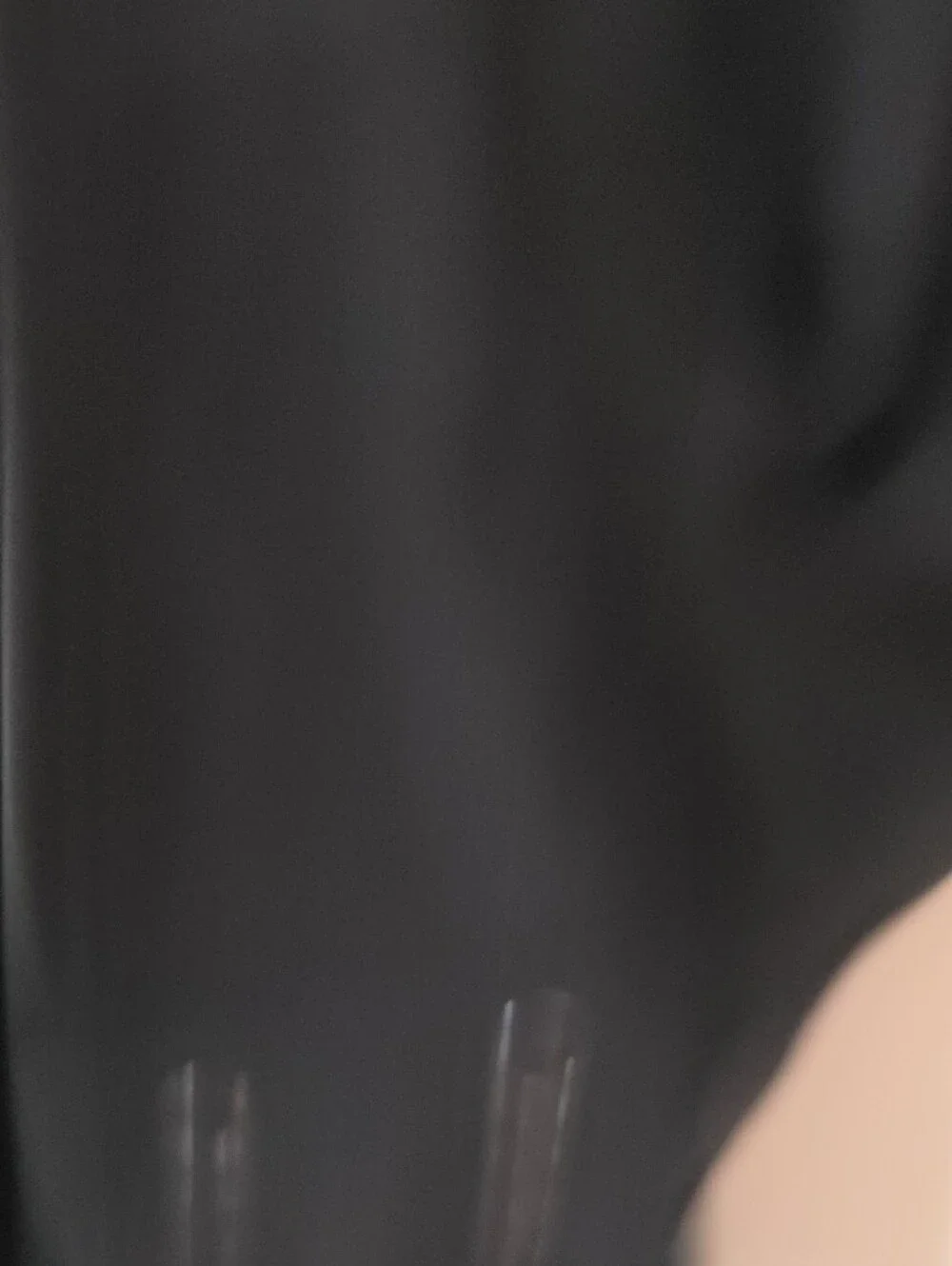 Wild Fable Black Square Neck One-Piece Bodysuit